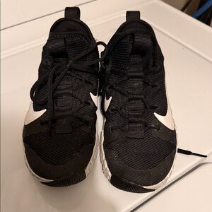 Nike Kids Black and White Athletic Sneakers